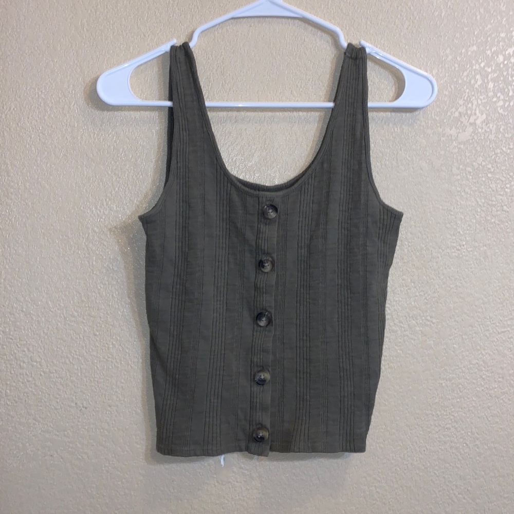 Dark Green Tank Top